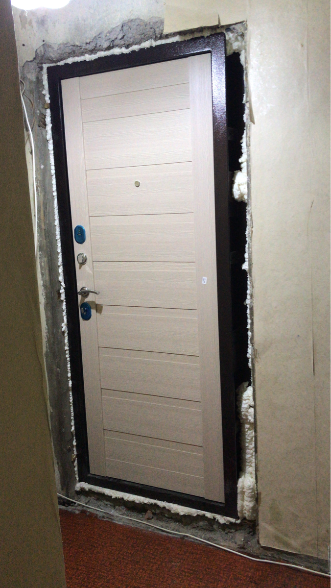 Установка входной двери Демонтаж металлической двери Расширение кирпичного/деревянного проёма сбоку