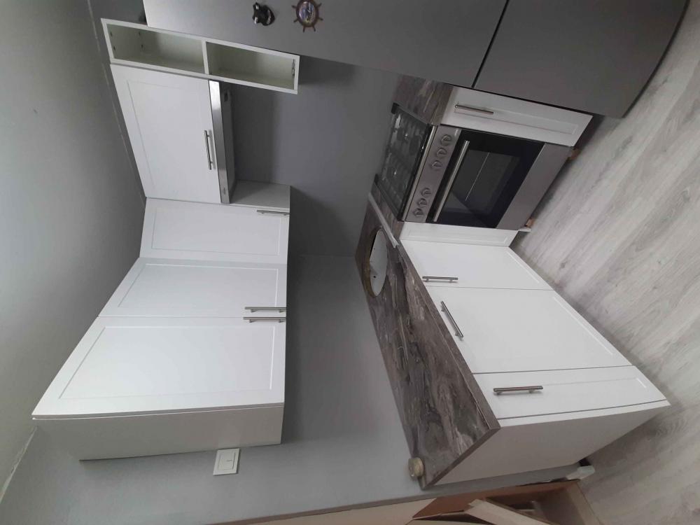 Сборка и установка проектной кухни Подключение вытяжки Подключение посудомоечной машины