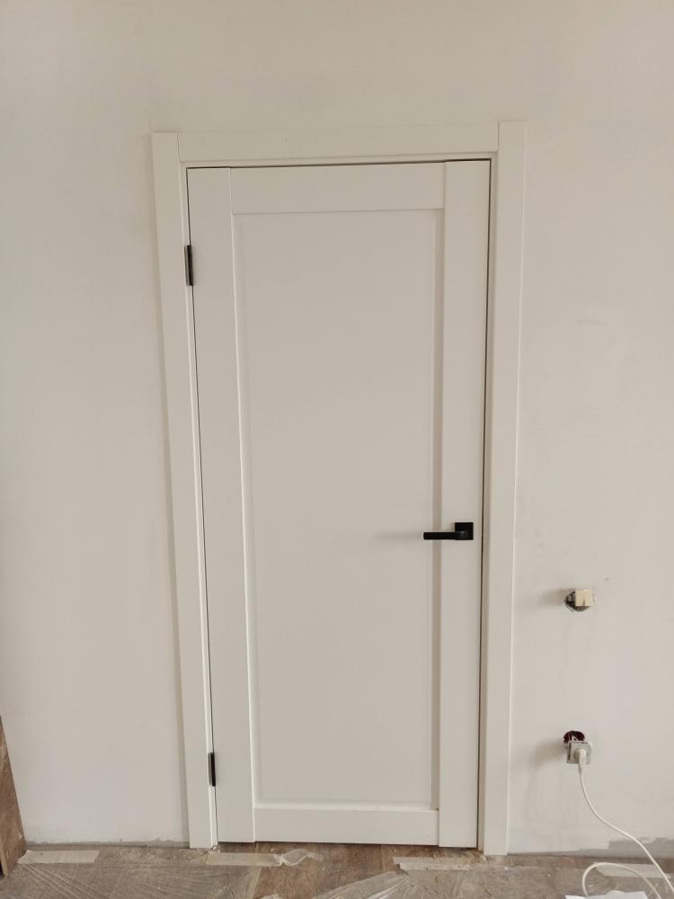 Установка межкомнатной одностворчатой двери с врезанной фурнитурой (1 шт)
