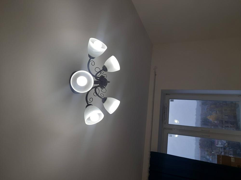 Монтаж и подключение настенно-потолочного светильника