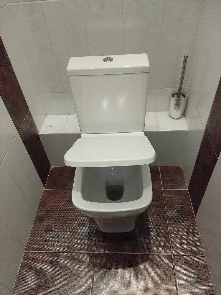 Установка напольного унитаза