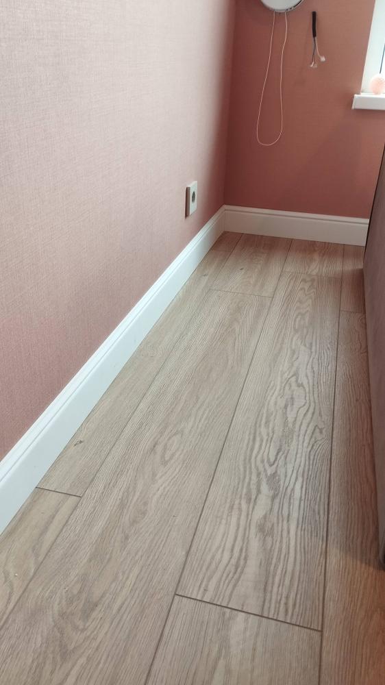 Монтаж деревянного/мдф плинтуса