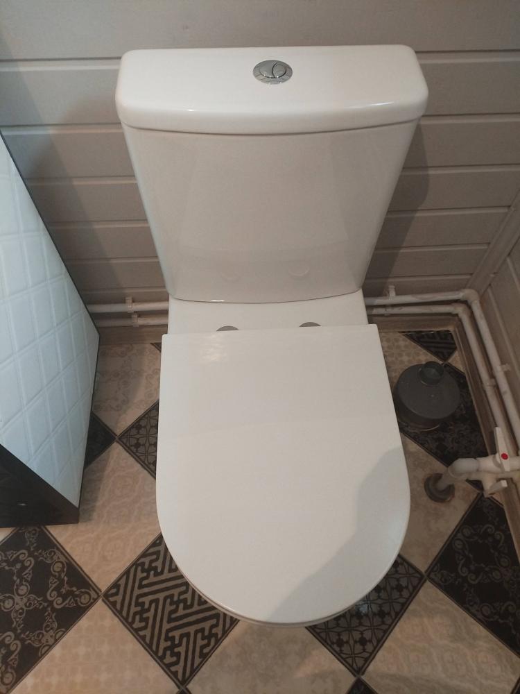 Установка напольного унитаза