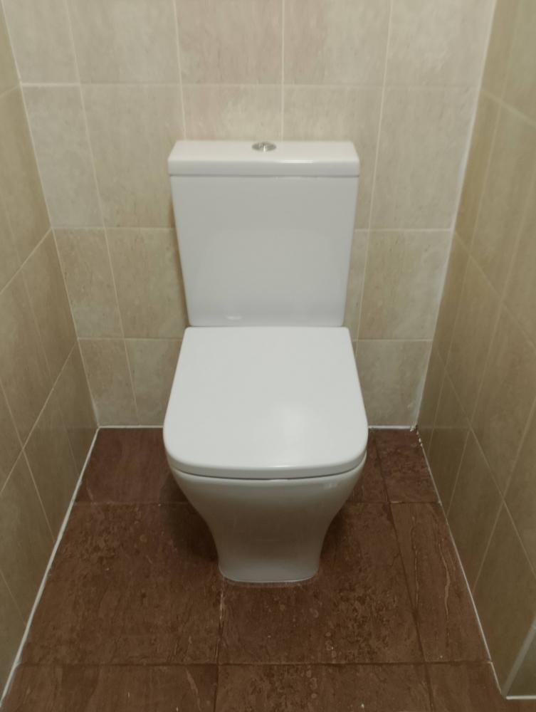 Установка напольного унитаза