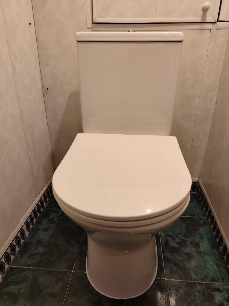 Установка напольного унитаза