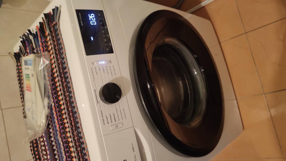 Установка отдельностоящей стиральной машины с подключением