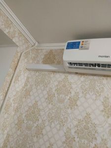 Установка сплит системы 7-9 kBTU (одноэтапный монтаж)