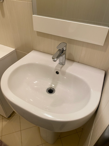 Установка смесителя (на готовые коммуникации)