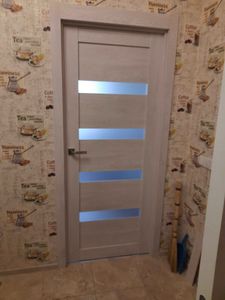 Установка межкомнатной одностворчатой двери