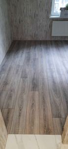 Прямая укладка ламината с подложкой более 20 кв.м