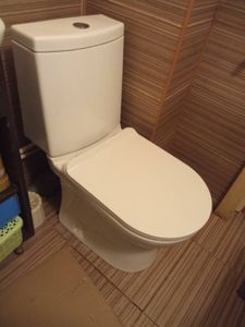 Установка напольного унитаза