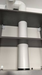 Монтаж воздуховода (пластикового или металлического) с подключением к вентканалу