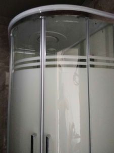 Установка душевой кабины без гидромассажа