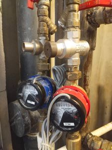 Монтаж редуктора давления Демонтаж счетчика воды