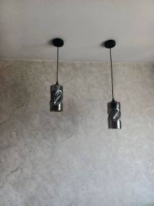Установка люстры в сборке