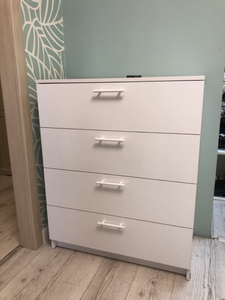 Сборка, установка и крепёж комода 4 ящика