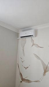 Установка сплит системы 7-9 kBTU (одноэтапный монтаж)