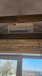 Установка сплит системы 7-9 kBTU (одноэтапный монтаж)