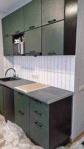 Укладка кухонного фартука керамической плиткой 1 кв.м