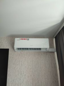 Установка сплит системы 7-9 kBTU (одноэтапный монтаж)