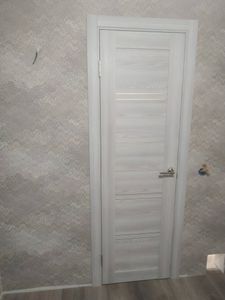 Установка межкомнатной одностворчатой двери с врезанной фурнитурой (2 и более шт)