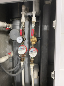 Монтаж редуктора давления