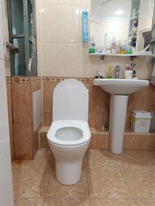 Установка напольного унитаза