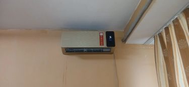 Установка сплит системы 7-9 kBTU (одноэтапный монтаж)
