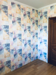 Поклейка флизелиновых обоев Снятие обоев и клея со стен или с потолка