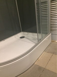 установка душевой кабины