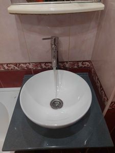 Установка смесителя (на готовые коммуникации)