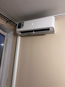 Установка сплит системы 7-9 kBTU (одноэтапный монтаж)