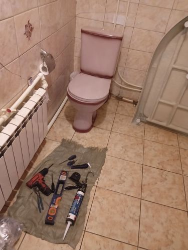 Демонтаж душевой кабины