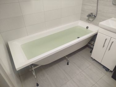 Установка акриловой/стальной ванны