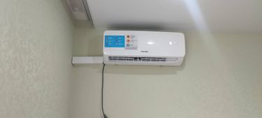 Установка сплит системы 7-9 kBTU (одноэтапный монтаж)