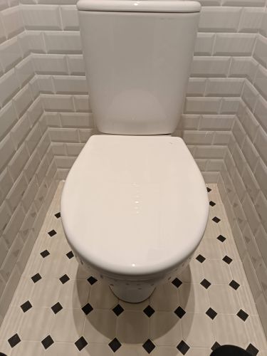 Установка напольного унитаза