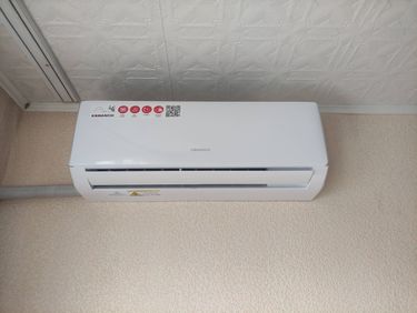 Установка сплит системы 7-9 kBTU (одноэтапный монтаж)