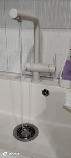 Установка проточного фильтра под мойку