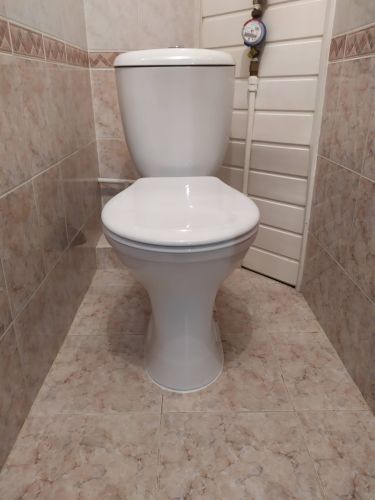 Установка напольного унитаза