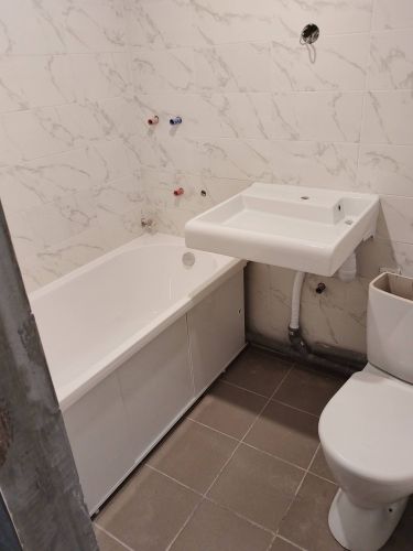 Установка раковины на кронштейнах