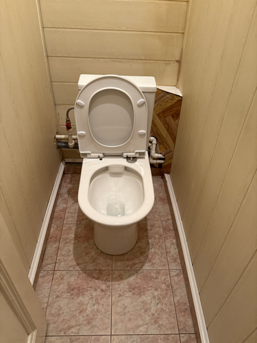 Установка напольного унитаза