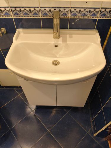 Установка смесителя (на готовые коммуникации)