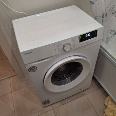 Установка отдельностоящей стиральной машины с подключением