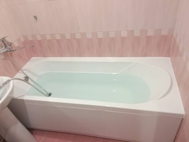 Установка акриловой/стальной ванны