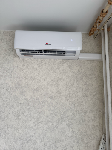 Установка сплит системы 7-9 kBTU (одноэтапный монтаж)