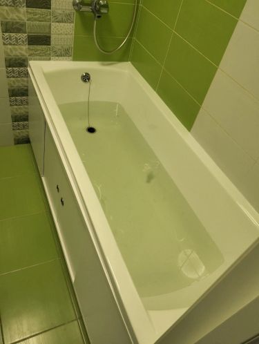 Установка акриловой/стальной ванны