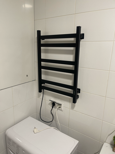 Монтаж электрического полотенцесушителя