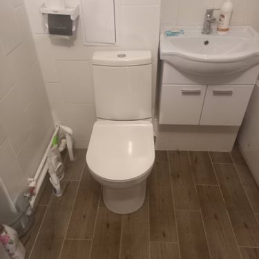 Установка напольного унитаза