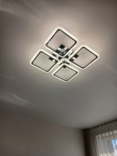 Установка люстры в сборке