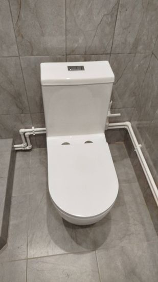 Подводка труб (ХВС, ГВС, канализация) к месту установки сантехнического оборудования (до 3 метров)